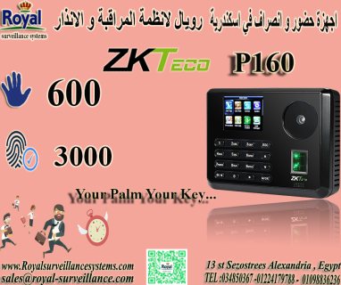 جهاز بصمة حضور و انصراف في اسكندرية Zkteco P160