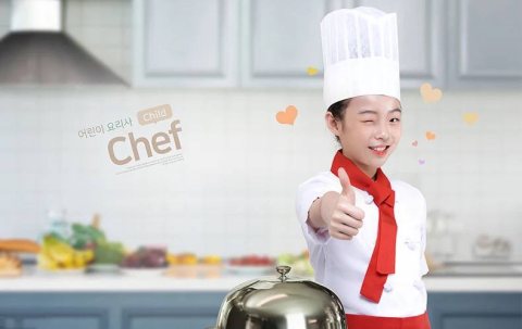 كاب شيف chef cap قطعتين للكبار والصغار 3