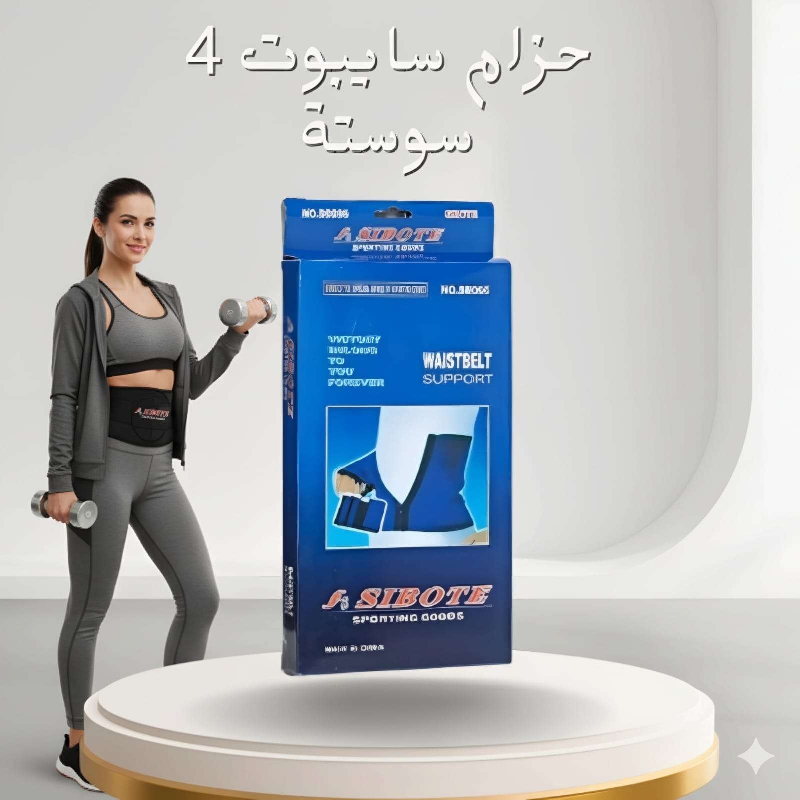 حزام سايبوت الحراري 4 سوستة لحرق الدهون 01012187661