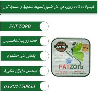 يدمر دهون البطن و الارداف FATZORB  