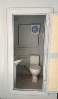 حمامات متنقلة بخزان مياء شركة الآمل للفايبر جلاس  4