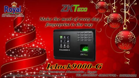 اجهزة حضور وانصراف ماركة في اسكندرية ZK Teco  موديل Iclock9000-G 1