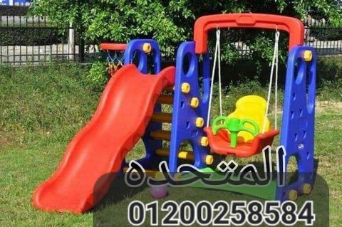 مجمع العاب اطفال زوحليقة ومرجيحة وباسكت 3