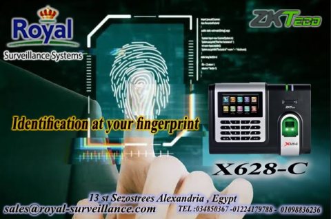 جهاز حضور وانصراف ماركة في اسكندريةZKTeco  موديل X628-TC 1