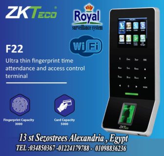 اجهزة الحضور والانصراف ZKTeco F22  واي فاي في اسكندرية  1