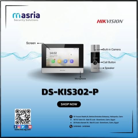 Hybrid Intercom Kit HIKVISION✨????الموديل 