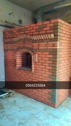 بناء افران  طابونة .افران نابولي بيتزا . فرن بيتزا نابولي .  بناء