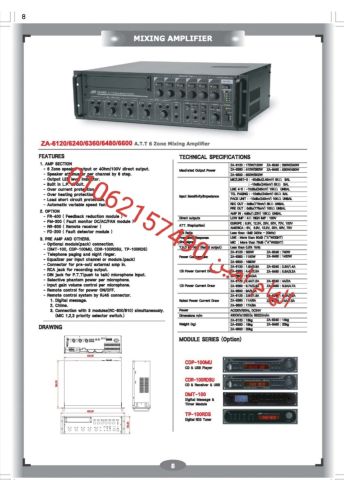 مكبر صـوت جـــيديــا 600 وات ZA-6600 