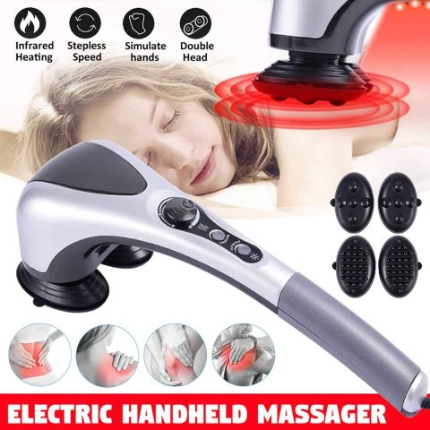 جهاز تدليك الجسم المزدوج double heads heating massager  3