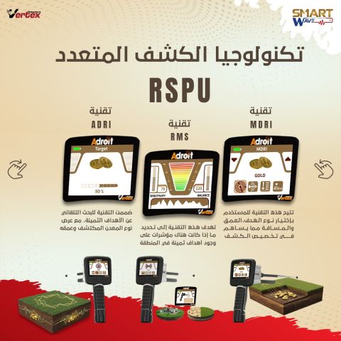 جهاز  Adroit لكشف الكنوز و الدفاىن و الفراغات و الالماس 4