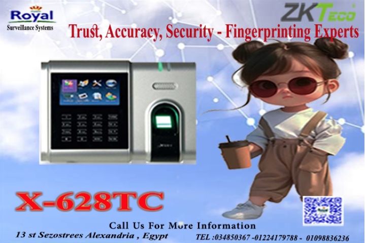 جهاز الحضور و الإنصراف X628_tc ZKTeco   