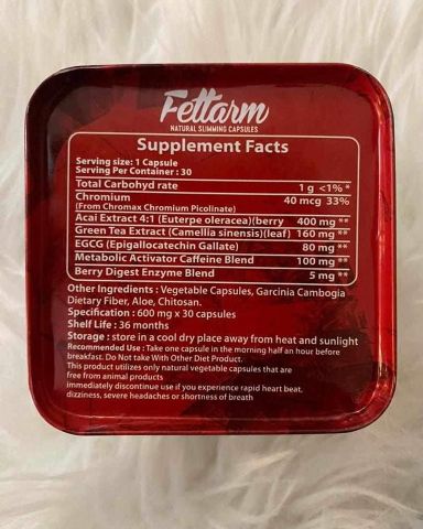 حبوب فيتارم جولدن لاين للتخسيس والقضاء على السمنة – fettarm golde 3