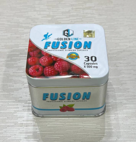 كبسولات فيوجن للتخسيس وحرق الدهون الزائدة 30 كبسولهfusion golden  3
