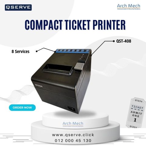 Compact Ticket Printer QST-416 طابعة الأرقام المدمجة و وحدة طلب   4