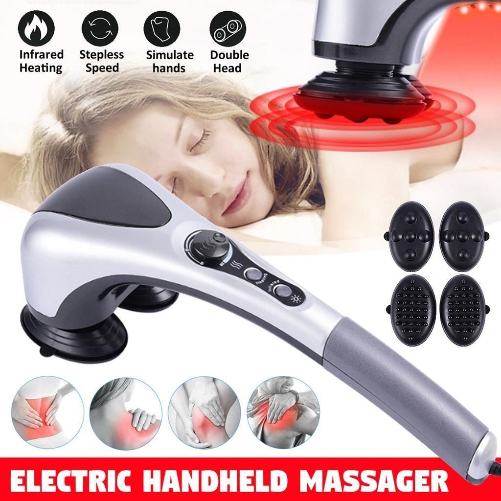 جهاز تدليك الجسم المزدوج - تدليك ساخن ومريح01012187661