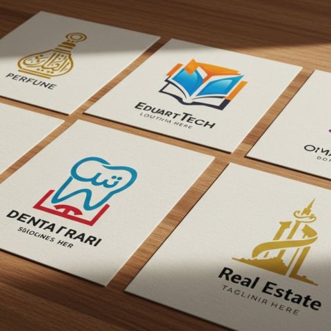 تصميم لوجو شعار احترافي 
