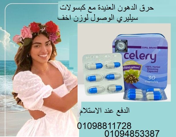 كبسولات سيليري لحرق الدهون 