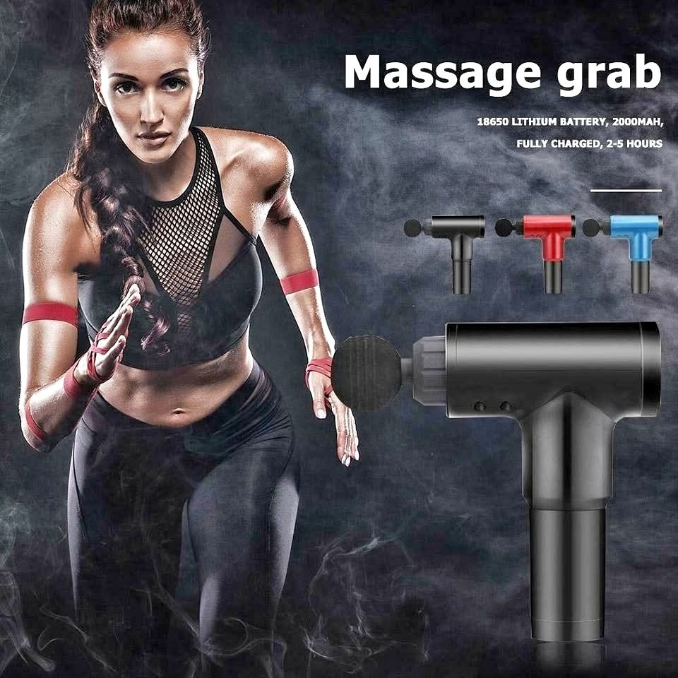 جهاز المساج المسدس متعدد الاستخدام - Fascial Gun لتخفيف الآلام وا